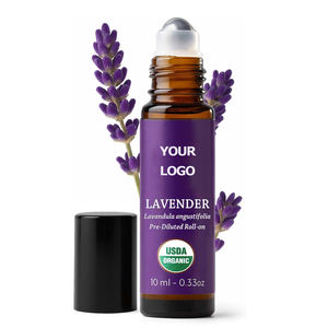 Aceite Esencial de Lavanda Orgánico de Marca Privada en Roll-on para Dormir, Aliviar la Ansiedad y el Estrés, Prediluido con Aceite de Coco - Product Image 1