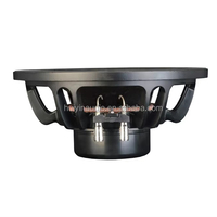 Woofer LF 300W 10 Inch N38H Grade Neodymium dengan Rangka Aluminium, 96dB 51Hz, Driver Xmax 6mm untuk Sistem PA Panggung Audio Profesional
