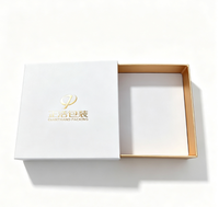 Scatola Regalo Quadrata Rigida in Cartone Personalizzata con Coperchio e Base per Anelli, Ciondoli, Gioielli, Confezione Regalo per Matrimoni e Compleanni