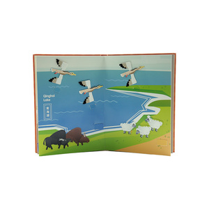Libro pop-up 3D personalizzato Premium della Via della Seta per bambini, libro educativo di <span class=keywords><strong>storia</strong></span> e geografia cinese, stampa di libri interattivi - Product Image 3