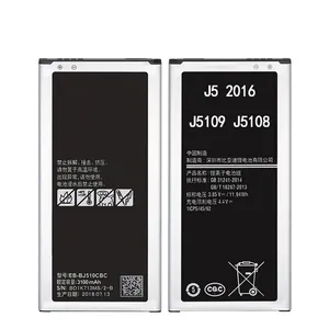 100% 새로운 Orginal EB-BJ510CBC EB-BJ510CBE 3100mAh 배터리 삼성 갤럭시 J5 2016 에디션 J5 2016