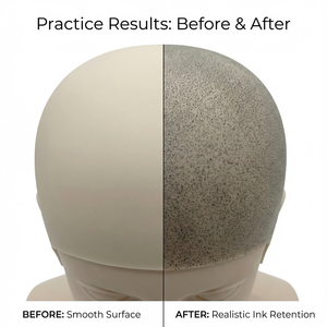 Tête de mannequin réaliste en silicone Lovbeauty pour la pratique de la micropigmentation, de la peau et du <span class=keywords><strong>cuir</strong></span> <span class=keywords><strong>chevelu</strong></span>, pour l'entraînement au <span class=keywords><strong>tatouage</strong></span> capillaire et au maquillage permanent - Product Image 5