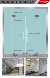 Máquina de bisagra de piso de resorte de piso de hardware de vidrio 130-150KG para resorte de piso de puerta de vidrio comercial - Product Image 6