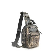 Sac bandoulière étanche découpé au laser, sac de poitrine tactique multifonctionnel pour sports de plein air et sécurité aquatique