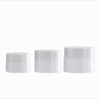 Pot en céramique blanc pur de luxe 30g 50g 100g / Pot cosmétique pour crème, lotion, sérum ou huile de soin