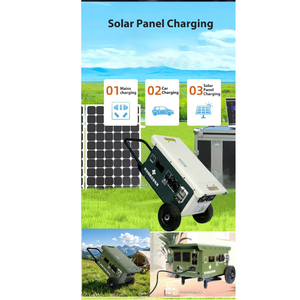 Custom Portable Power Station Factory 3000W 5kWh Portable Power Station With LiFePO4 Battery 5120Wh <b>Solar</b> <b>Generator</b> for Home - Product Image 4
