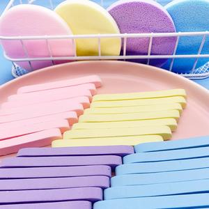 ฟองน้ำสำหรับทำความสะอาดใบหน้าสำหรับร้านเสริมสวยแบบใช้แล้วทิ้งฟองน้ำแต่งหน้าผ้าฝ้ายแบบพกพาสำหรับการเดินทาง - Product Image 2