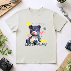 T-Shirt Unisex Traspirante a Manica Corta 210GSM 100% Cotone, Casual con Stampa DTF, Maglietta Resistente da Uomo - Product Image 3