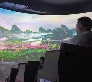 ระบบฉายภาพโดมฟลายอิ้ง 360 องศา 3 มิติ 4K 10 ที่นั่ง พร้อมโซลูชั่นแบบครบวงจร ออกแบบตามสั่ง ระดับเชิงพาณิชย์ พร้อมโครงสร้างจอภาพ - Product Image 4