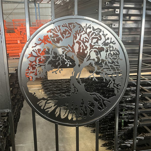 Portails de Luxe en <span class=keywords><strong>Fer</strong></span> <span class=keywords><strong>Forgé</strong></span> de 16/20 pieds – Designs Personnalisables pour Portails Principaux – Portes d'Entrée Robustes en Métal pour Villas et Exploitations Agricoles - Product Image 5