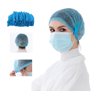 Bonnet <span class=keywords><strong>Charlotte</strong></span> jetable non tissé en PP, filet à cheveux bouffant certifié CE pour usage hygiénique - Product Image 3