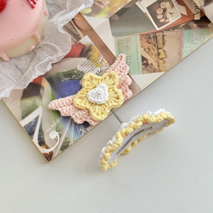 กิ๊บติดผมถัก3D ทำมือสำหรับเด็กผู้หญิงกิ๊บหนีบผมวัตถุตกแต่ง BB คลิปหน้าม้าด้านข้าง - Product Image 6