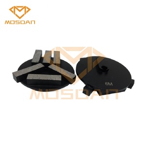 Mosdan 3 pouces Terrco Redi Lock 6 barres plaque de meulage diamant pour béton - Product Image 4