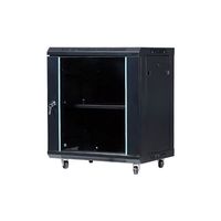 Baie de serveur 12U de 19 pouces, 600*530*400 mm, en acier SPCC thermolaqué, pour centre de données, à montage mural, en stock.