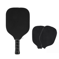 Housse de protection personnalisée en néoprène réutilisable pour raquette de pickleball, portable, résistante aux rayures et à la poussière, avec fermeture éclair latérale, pour le divertissement
