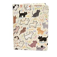 Diario Personalizado de Cuero PU A5 con Tapa Dura, Encuadernación en Espiral, Cosido con Hilo, Estilo Saddle Stitch, Regalo Elegante, Diario Floral