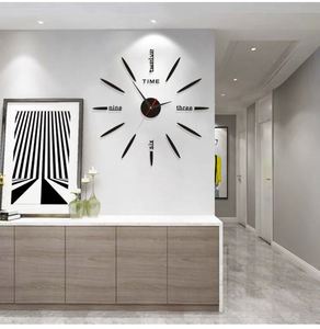 Wholesale 3D Wall Sticker <b>Clock</b> DIY Acrylic <b>Digital</b> <b>Clock</b> Silent Quartz Watch for Home Office Decoration - Product Image 6