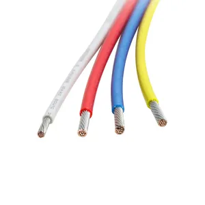 18 22 AWG electric wires 300V tinned copper silicone rubber fiberglass braiding cable motor generator electrical wires