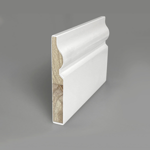 Battiscopa in <span class=keywords><strong>Legno</strong></span> Massello per Interni, Finitura Bianca, per Riparazione Pavimenti, Produzione all'Ingrosso - Product Image 3