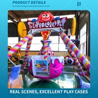 Manège Mini Pendule d'extérieur à LED pour 6 personnes, petite attraction de frisson, équipement de parc d'attractions et de fête foraine, en promotion