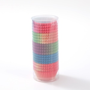 Chengkehome Ombre Gradient Antiadherente <span class=keywords><strong>Papel</strong></span> a prueba de grasa Cupcake Liners <span class=keywords><strong>Moldes</strong></span> para hornear resistentes al calor para magdalenas Herramientas para pasteles - Product Image 4