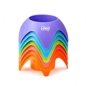 Porte-gobelet de plage Turtleback Sand Coaster - Accessoire de vacances à la plage en couleurs assorties pour le plaisir estival - Product Image 1