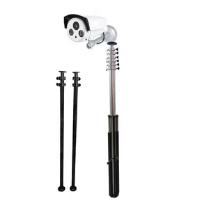 6m 8m 10m 12m Hi-Grade aluminum lightweight and strong no steel to rust camera pole telescoping video tower