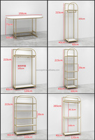 Tables gigognes pour magasin de vêtements en boutique Présentoir mural en jean pour magasin de vêtements