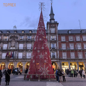 Toprexdecor - Nuevo Diseño de Árbol de Navidad Gigante para Exteriores con Luces LED de Colores Cambiantes y Control Inteligente para Uso Comercial - Product Image 5