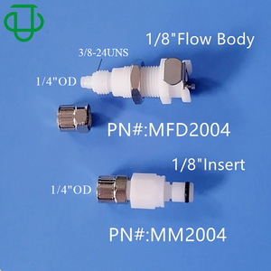Conector Rápido de Plástico POM Serie M de 1/8 Pulgada con Tuerca de Bloqueo para Uso Médico, Alimentario e Industrial - Product Image 4