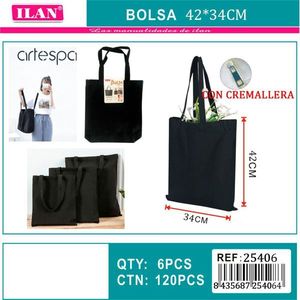 Borsa tote Iln 42x34 cm con cerniera per donna - Product Image 1