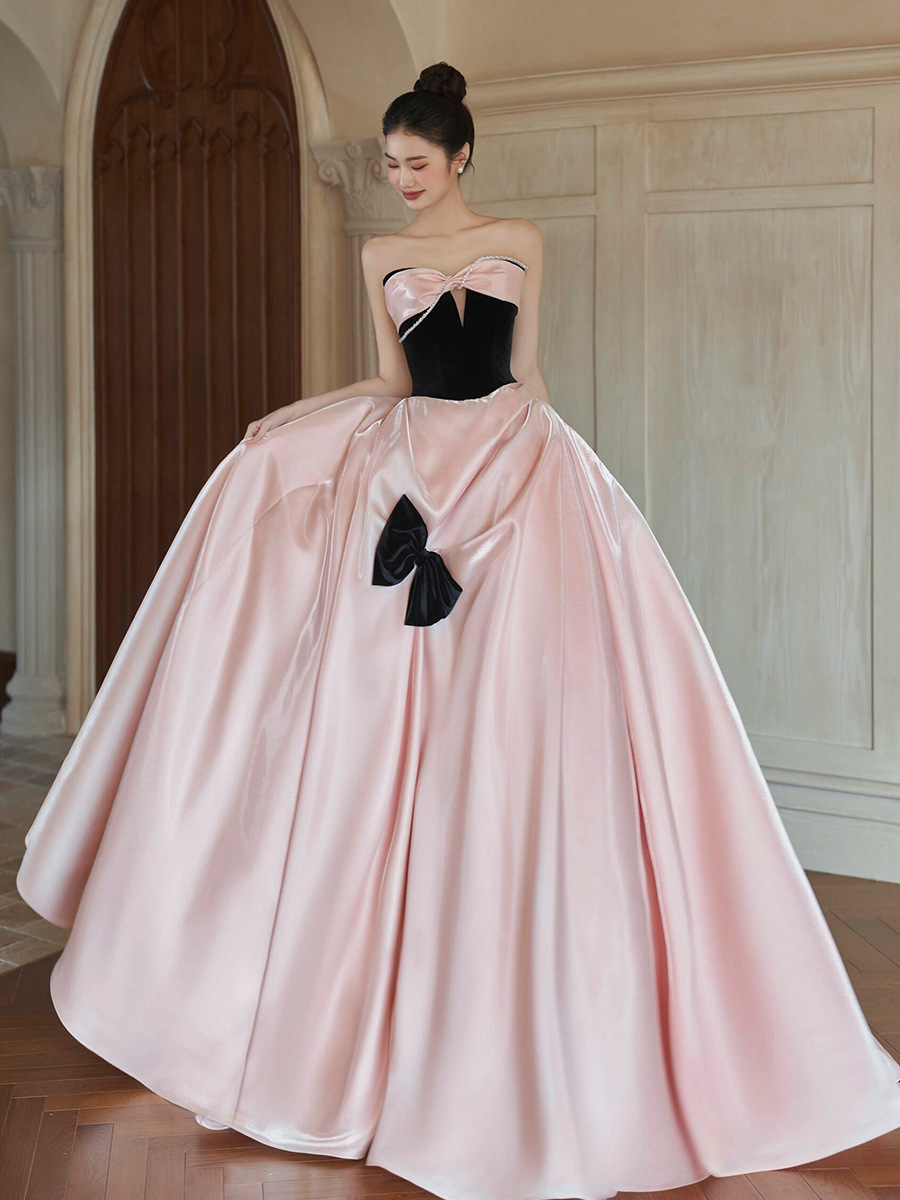 Shop Our New Pink Satin Bridal Engagement Dress Collection Shop Our New Pink Satin Bridal Engagement Dress Collection