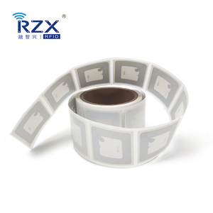 50*50 mét ISO/IEC 15693 13.56MHz HF icode slix chống trộm an ninh RFID Tag thư viện cuốn Sách Sticker tag với chất kết dính trở lại - Product Image 2