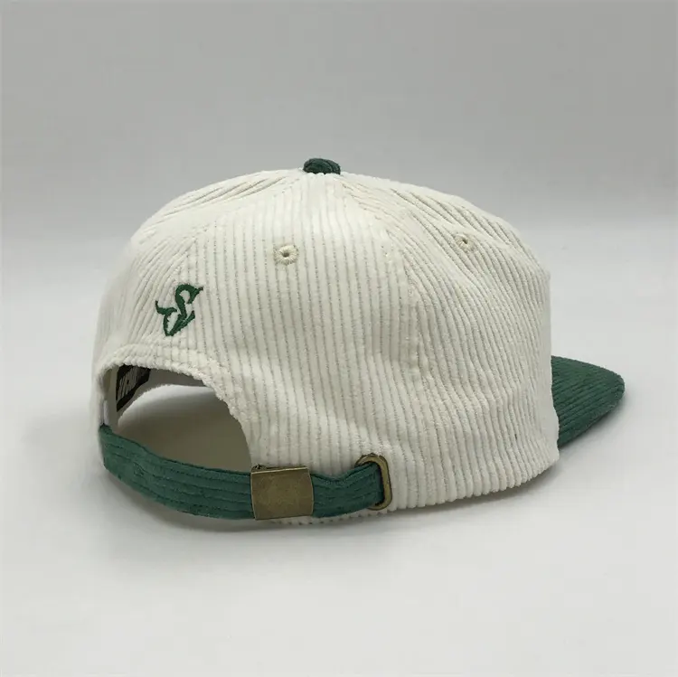 5 Panel Cord kleine Kurve Krempe unstrukturierte Baseball mützen verschiedene Ton Stil unstrukturierte Papa Hüte