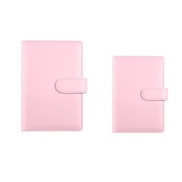 Großhandel Studenten Mini Taschen-Notizbuch A5 A6 Größe Mehrfarbig Spiralgebunden Loseblatt PU-Leder Notizbuch mit Kartenfach