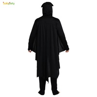Halloween/Carnaval Hommes Vampire Chauve-Souris Cosplay Costume Anime Super-Héros À Capuche Costume De Fête