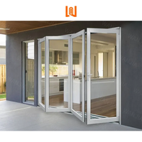 Porte pliante en PVC design moderne Moustiquaire en plastique avec prix Porte vitrée pour chambre extérieure Salle de bain Villa Application scolaire