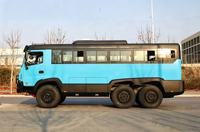 Dongfeng Nouveau Bus de Transport de Passagers Euro 3 Manuel 6x6 pour Zones Éloignées, 25 Places, Tout-Terrain, Transmission Intégrale, Moteur Diesel 4-6L, pour Exploitation Minière