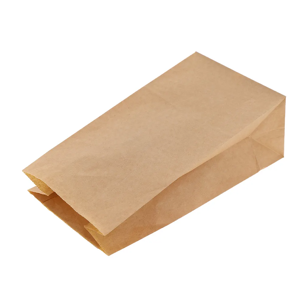 Sac en papier kraft personnalisé de haute qualité petit sac cadeau brun bon prix sac en papier à fond carré