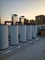 Pompe à chaleur R290 avec réservoir tampon en acier duplex 304/316, double réservoir pour chauffage au sol et eau chaude sanitaire (ECS) pour usage familial