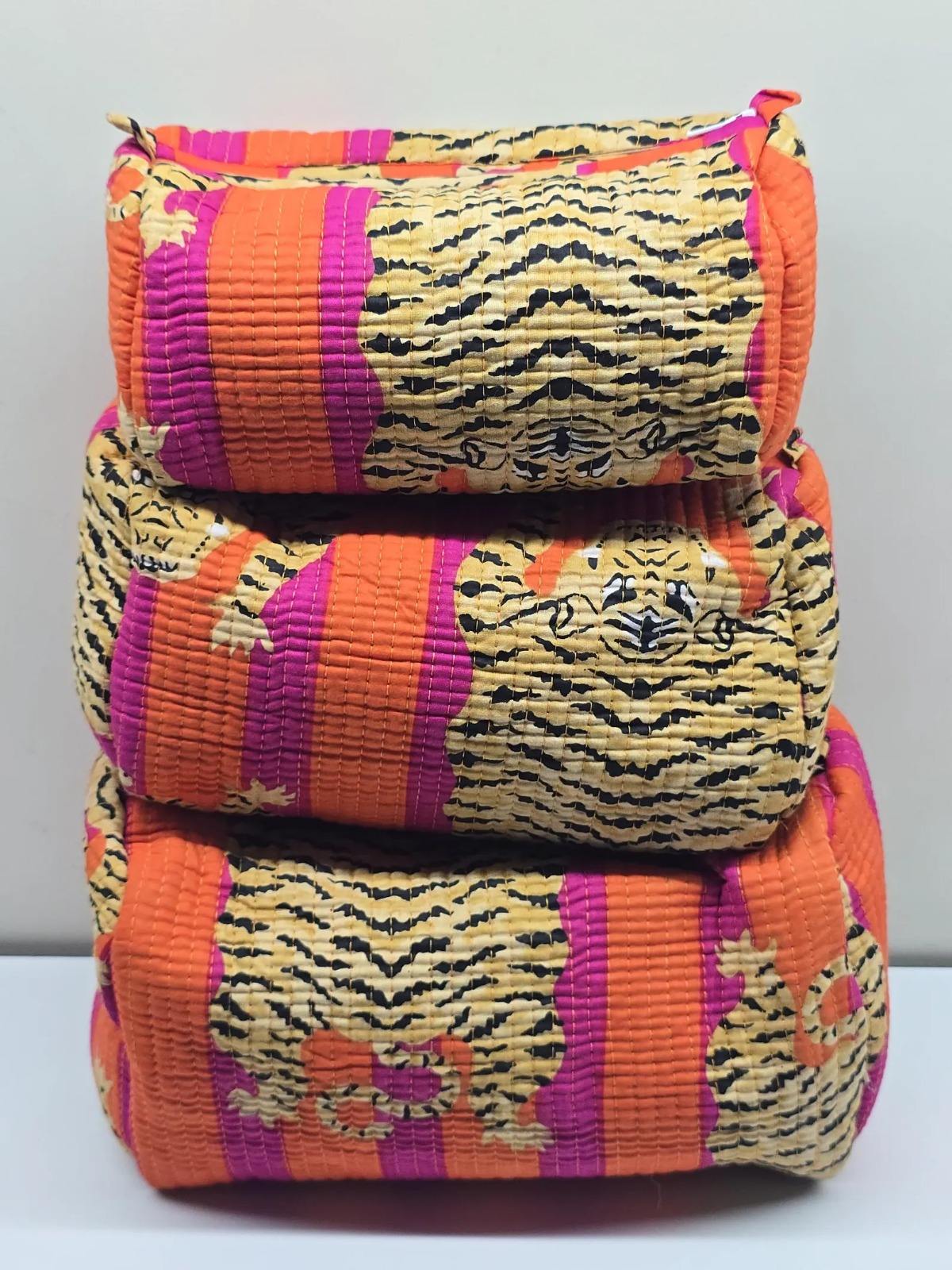 Orange, Pink, Yellow