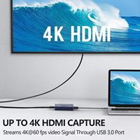 Carte de capture Sarafox 4K pour le streaming, la capture vidéo HD pour les jeux 1080p 60fps, latence nulle pour PS5, Xbox, Switch, OBS, PC, Mac