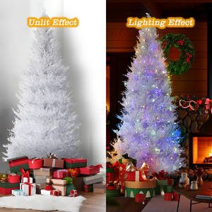 Árbol de Navidad Blanco de PVC de Alta Calidad para las Fiestas Familiares 2025 - Product Image 4