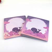 Fabrication de blocs-notes personnalisés de haute qualité avec des motifs imprimés mignons, découpés à la forme, 3*3 pouces, pour liste de tâches, papeterie