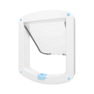 Vente en gros d'usine, <span class=keywords><strong>porte</strong></span> <span class=keywords><strong>pour</strong></span> animaux de compagnie en plastique réglable avec logo personnalisé, <span class=keywords><strong>porte</strong></span> <span class=keywords><strong>coulissante</strong></span> intérieure, trappe <span class=keywords><strong>pour</strong></span> chat - Product Image 1