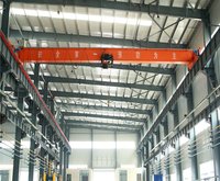 Grue de pont aérien de déplacement de toit de poutre simple mobile de la CE européenne 5ton 10ton 15ton avec la grue
