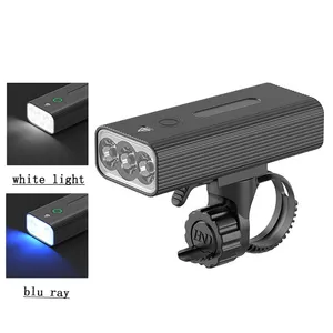 1200 Lumens Bike Light Front And Back USB Rechargeable Bicycle Lights Super Bright 3 LED Bike Lights For Night Riding