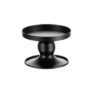 2025 New Arrival <b>Black</b> Candle Holders Living Room Decorative Metal Candle Stand for Pillar Candles - Product Image 1