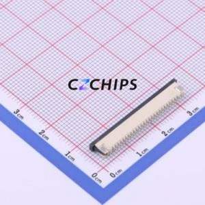 FPC-1.0AS-26PWBH25 FFC/FPC Connector SMD,P=1mm Connector Drawer Type Top Contact 26P 1mm - Product Image 2