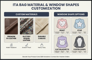 Sac à dos Ita personnalisé, motif pieuvre corail mignon, tendance, pour l'affichage de pins, idéal pour la collection de pins, les conventions d'anime et les voyages quotidiens - Product Image 6